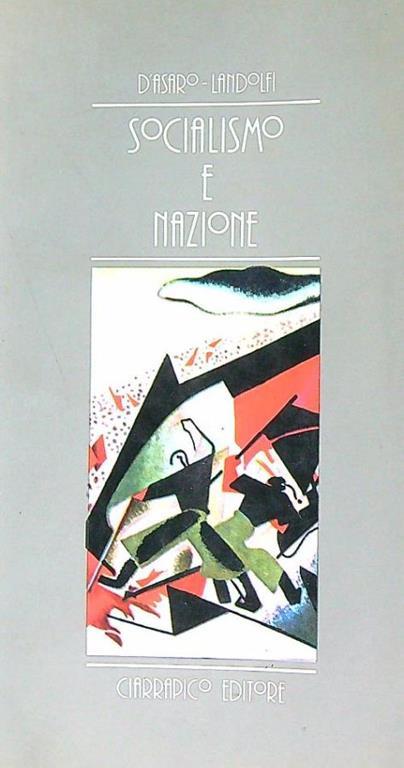 Socialismo e nazione - copertina