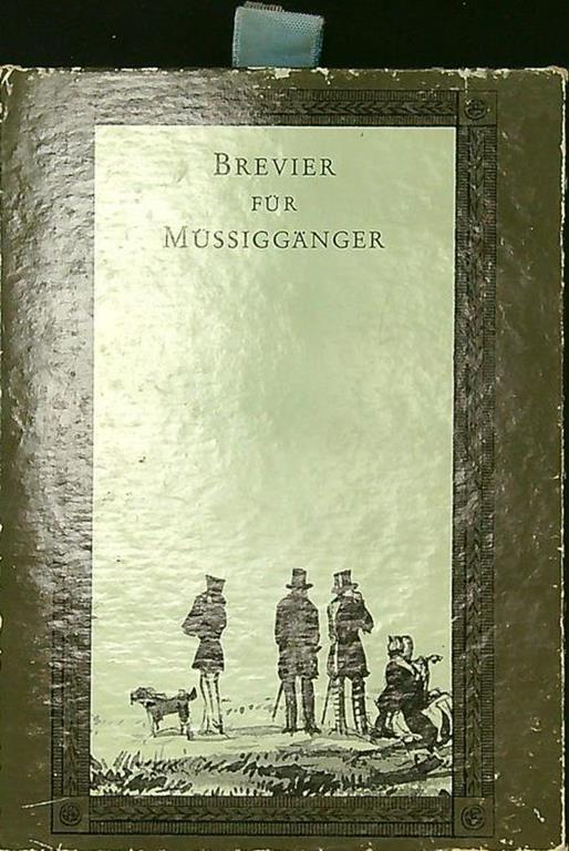 Brevier fur Mussigganger - copertina