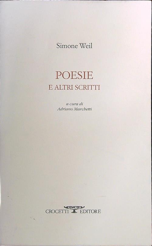 Poesie e altri scritti