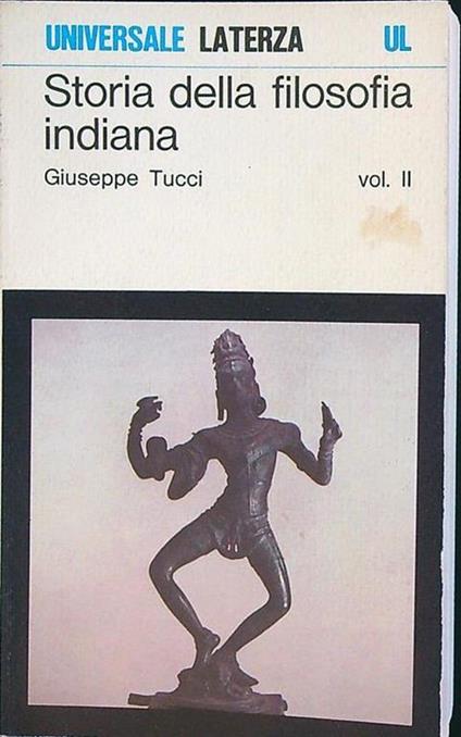 Storia della filosofia indiana vol. II - Giuseppe Tucci - copertina