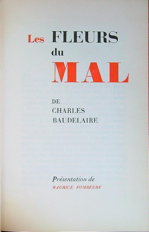 Les fleurs du mal
