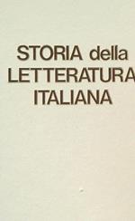 Storia della letteratura italiana. vol 1