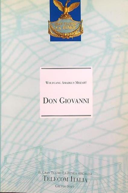 Don Giovanni - Wolfgang Amadeus Mozart - copertina