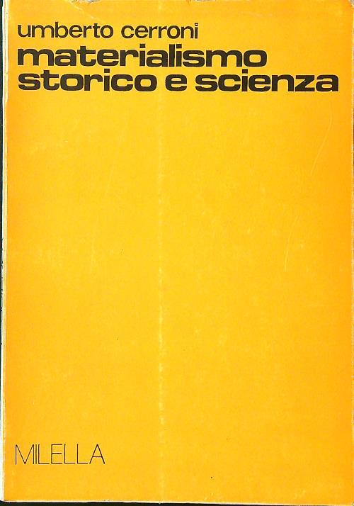 Materialismo storico e scienza
