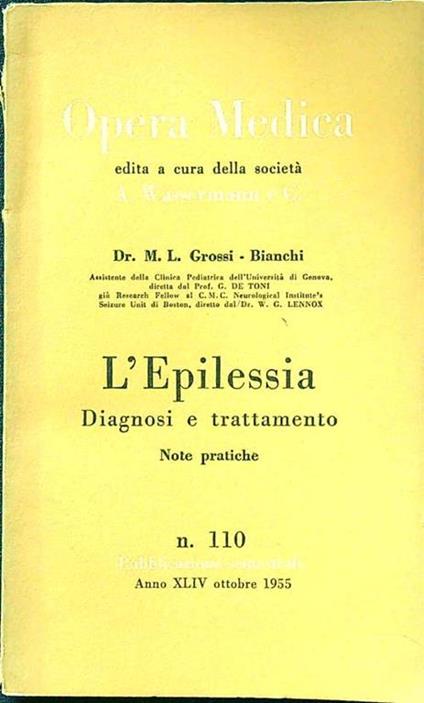 epilessia - Grossi - copertina