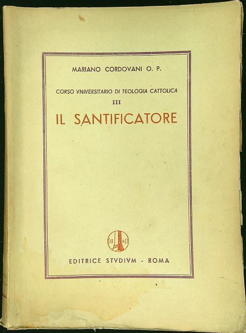 santificatore - Mariano Cordovani - copertina