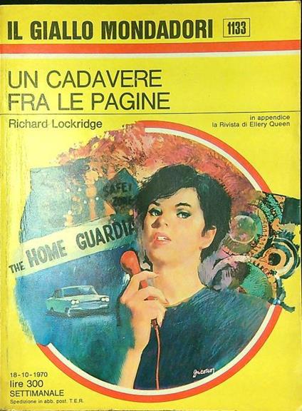 cadavere fra le pagine - Richard Lockridge - copertina
