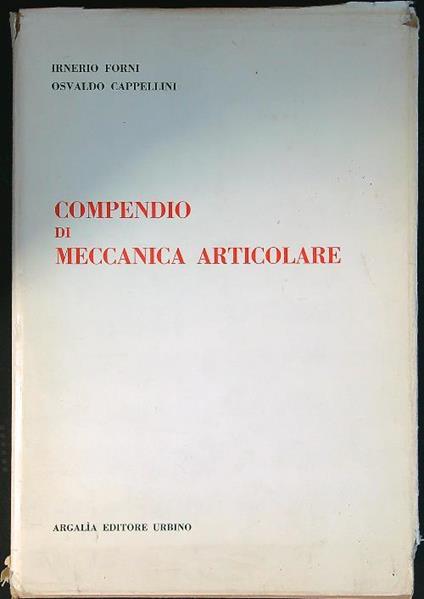 Compendio di meccanica articolare - Forni - copertina