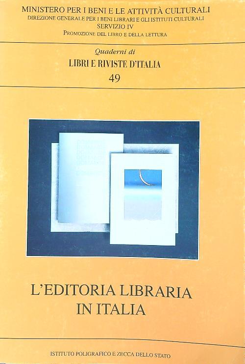L' editoria libraria in Italia