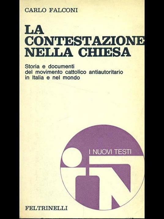 contestazione nella Chiesa - Carlo Falconi - copertina