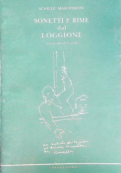 Sonetti rime dal Loggione - Achille Mascheroni - copertina