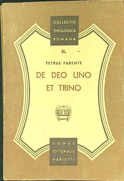 De deo uno et trino