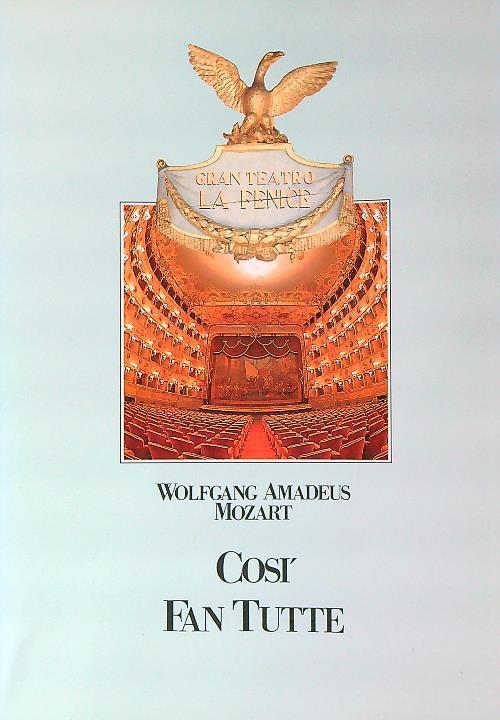 Cosi fan tutte - Wolfgang Amadeus Mozart - copertina