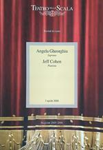 Concerti di canto. Stagione 2005-2006. Gheorghiu - Cohen