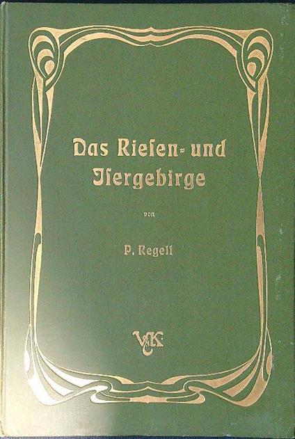 Riefen und Jfergebirge - D. Regell - copertina