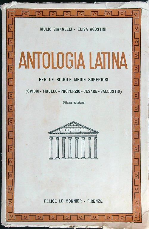 Antologia latina per le scuole medie superiori