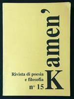 Kamen' n. 15/Gennaio 2000