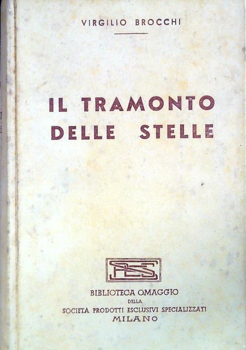 tramonto delle stelle
