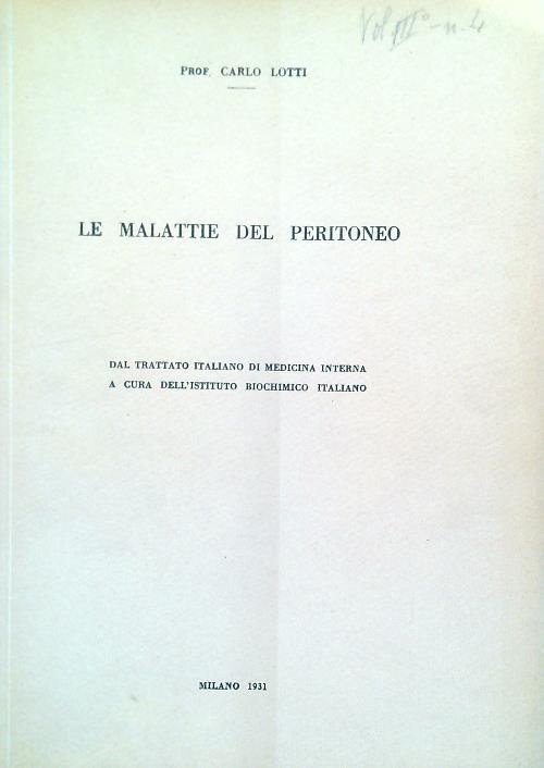 malattie del peritoneo