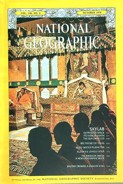 National geographic 4/october 1974 - copertina