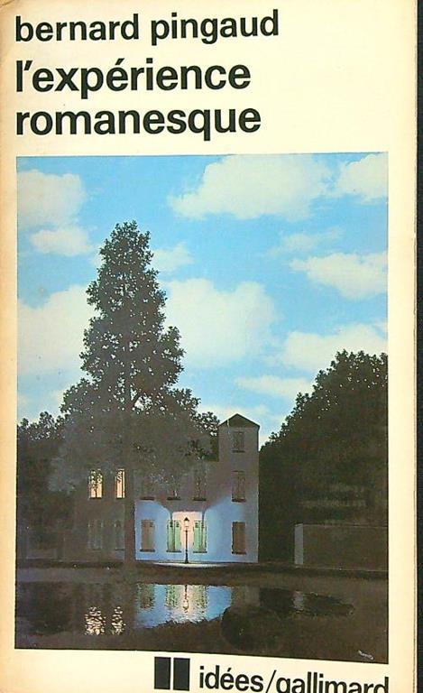 expérience romanesque - Bernard Pingaud - copertina
