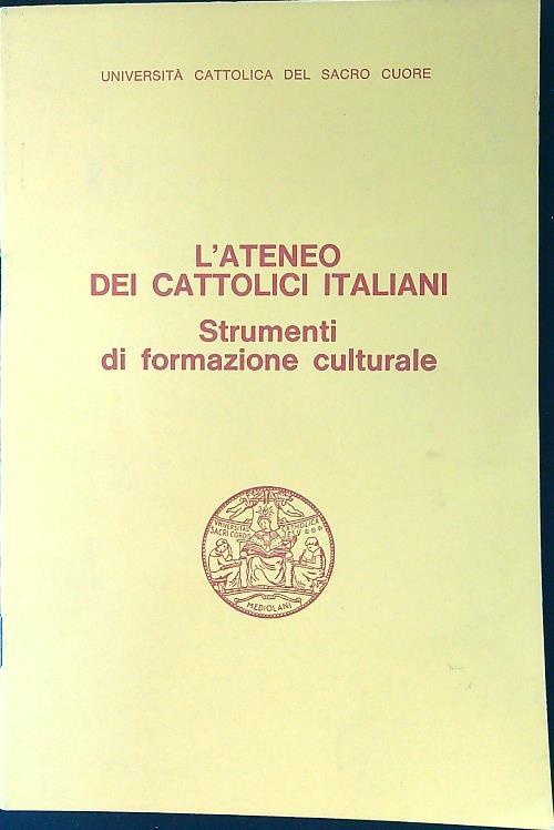 ateneo dei cattolici italiani