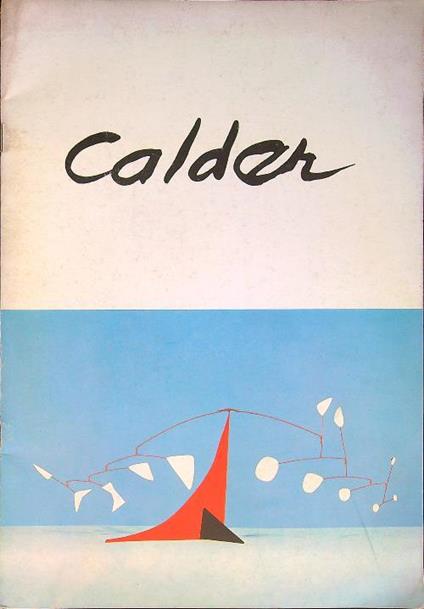 Alexander Calder - copertina