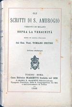 scritti di S. Ambrogio sopra la verginità