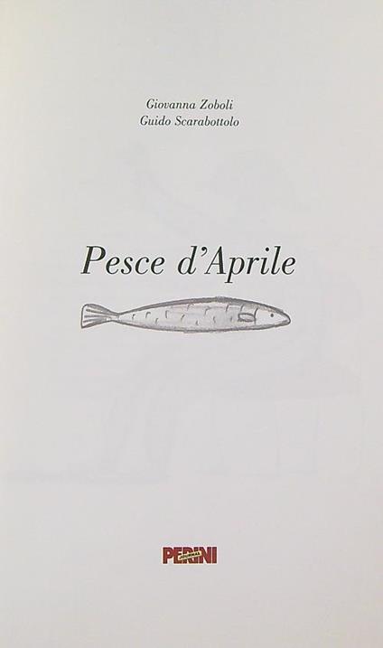 Pesce d'aprile - Giovanna Zoboli - copertina