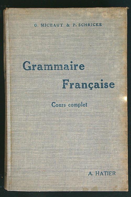 Grammaire francaise cours complet