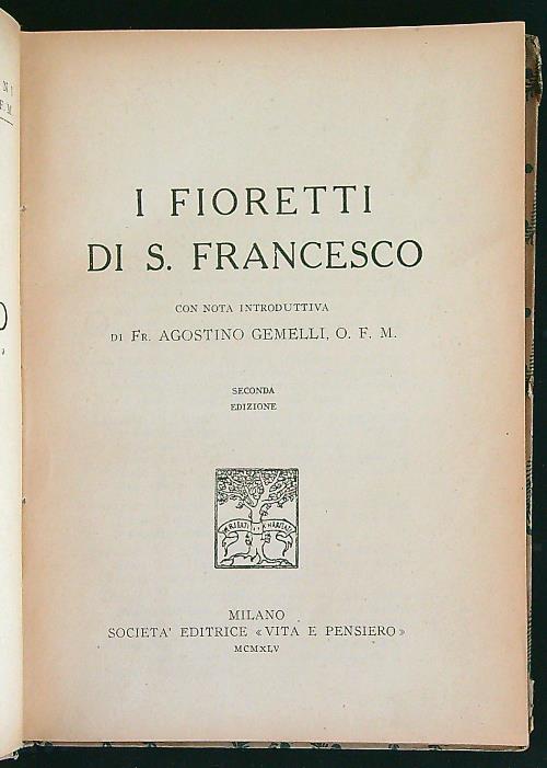 fioretti di S. Francesco