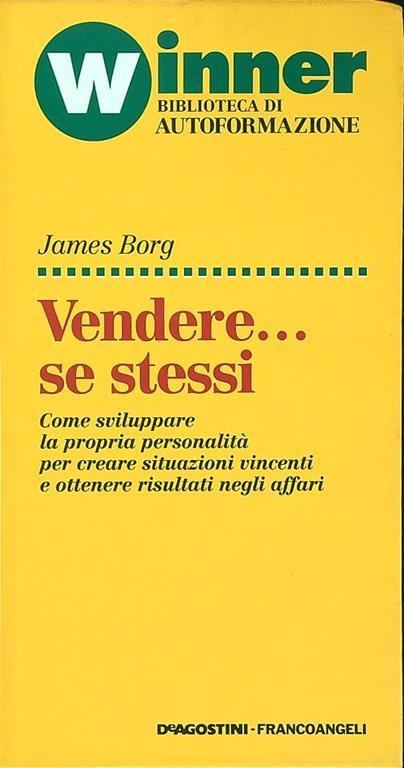 Vendere... se stessi - James Borg - copertina