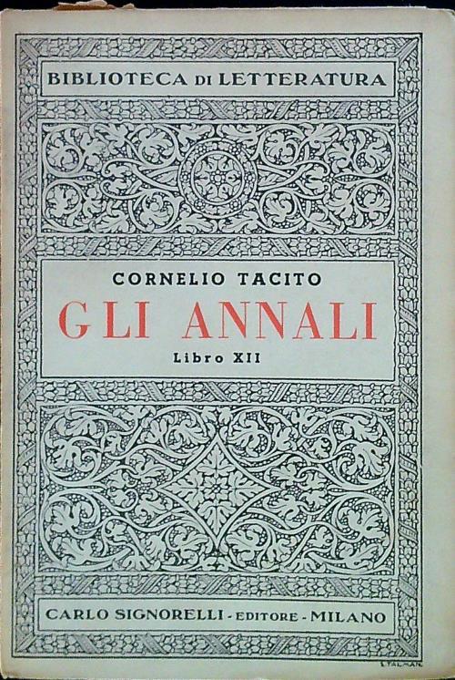 Annali - Libro XII