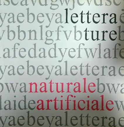 Letterature catalogo 2006 - copertina