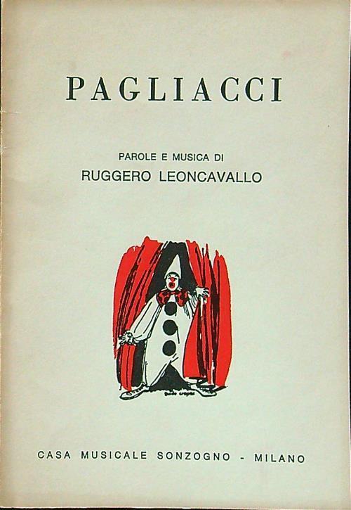 Pagliacci - Ruggero Leoncavallo - copertina