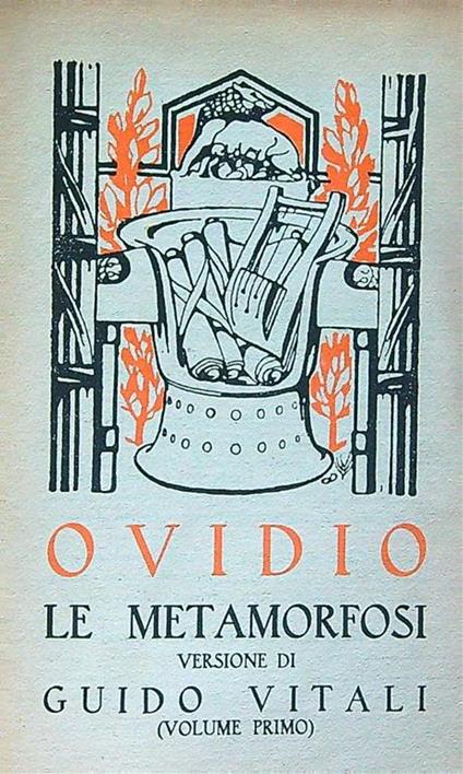 Metamorfosi vol. 1 - P. Nasone Ovidio - copertina