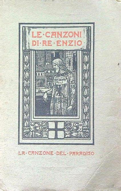 canzoni di re Enzio - copertina
