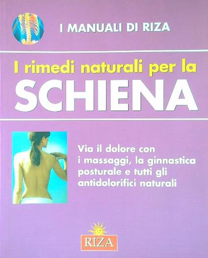 I rimedi naturali per la schiena - copertina