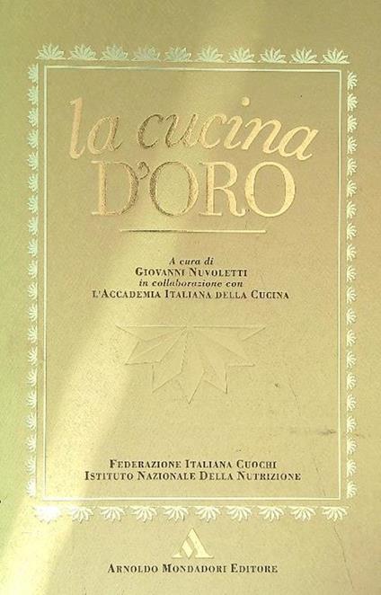 cucina d'oro - Giovanni Nuvoletti - copertina