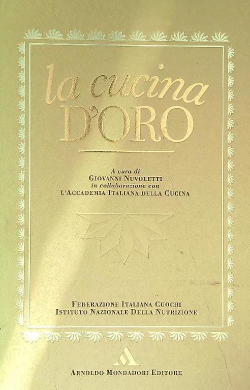 cucina d'oro - Giovanni Nuvoletti - copertina