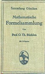 Mathematische Formelsammlung
