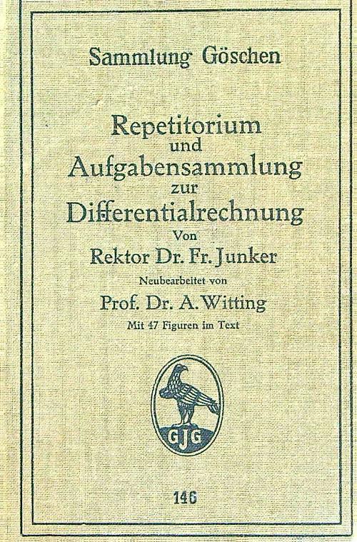 Repetitorium und Aufgabensammlung zur Differentialrechnung