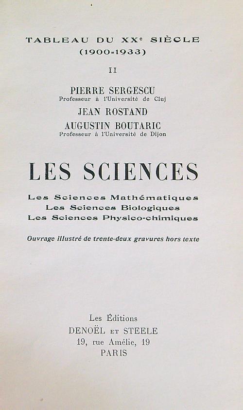 sciences