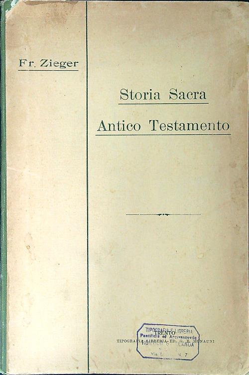 Storia sacra dell'Antico Testamento
