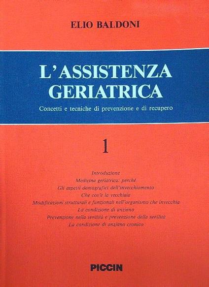 assistenza geriatrica 4 voll - Elio Baldoni - copertina
