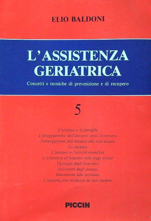 assistenza geriatrica vol. 5 - Elio Baldoni - copertina
