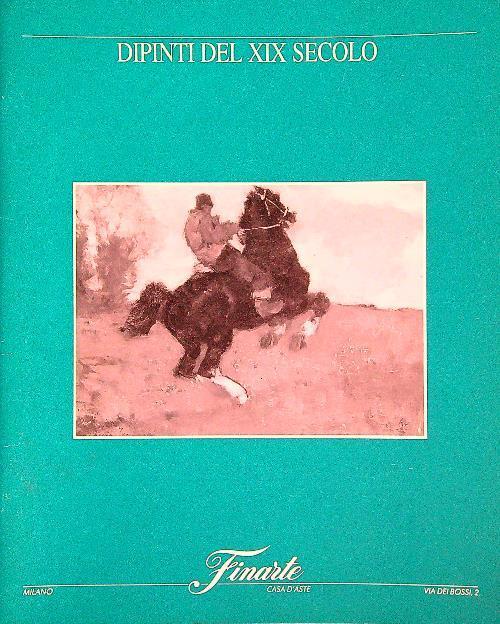 Dipinti del XIX - copertina
