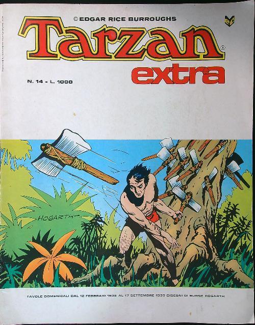 Tarzan extra n. 14 - E. Rice Burroughs - copertina