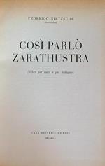 Così parlò Zarathustra