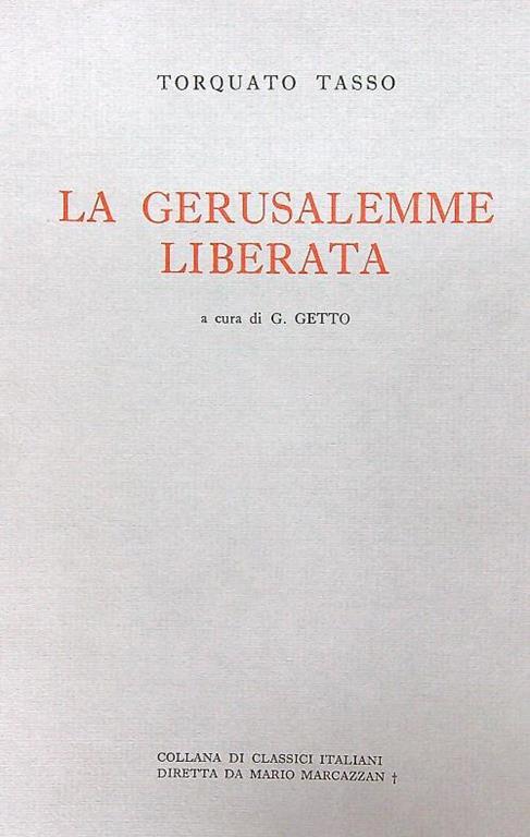 Gerusalemme liberata - Torquato Tasso - copertina